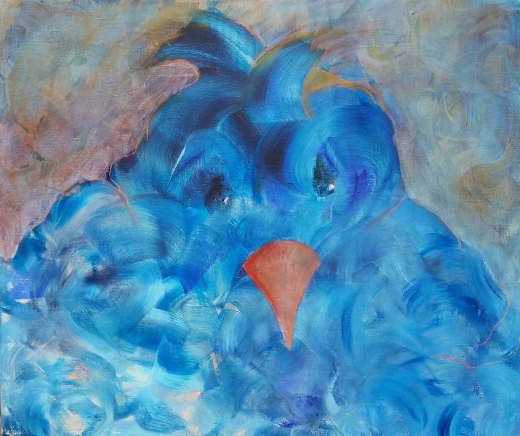 Blue bird / blå fugl