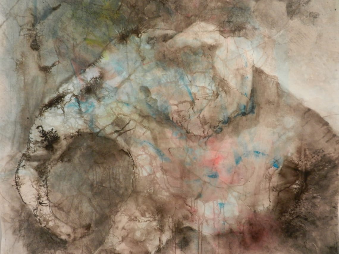 Rosa elefant / Pink elephant (SOLD)