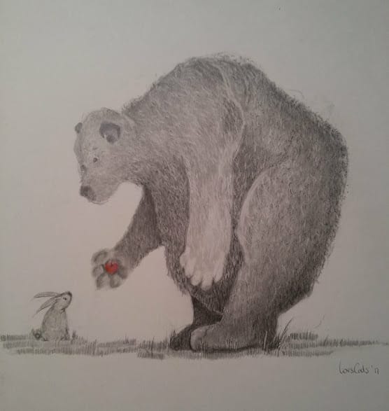 Spis den så blir du like sterk som meg/ Eat it then you'llbe as strong as me (SOLD)
