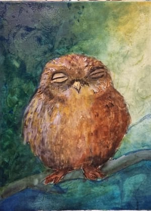 "A little beak" 40 x 30