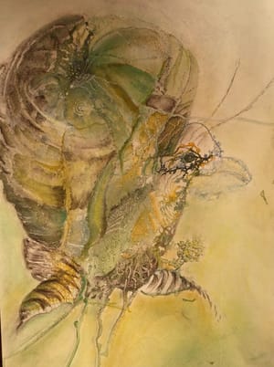 Grønnfugl/ greenbird (SOLD)