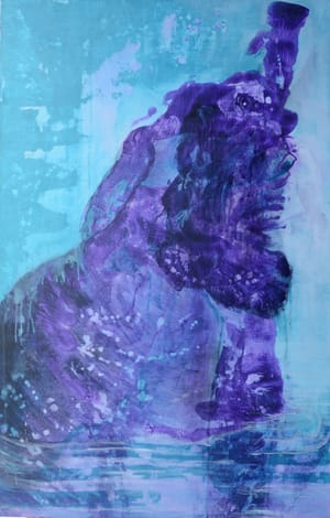 Lilla elefant/ Purple Elephant